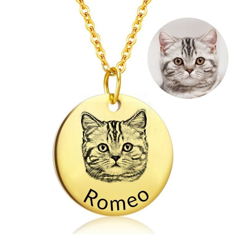 Personalized Pet Face Necklace