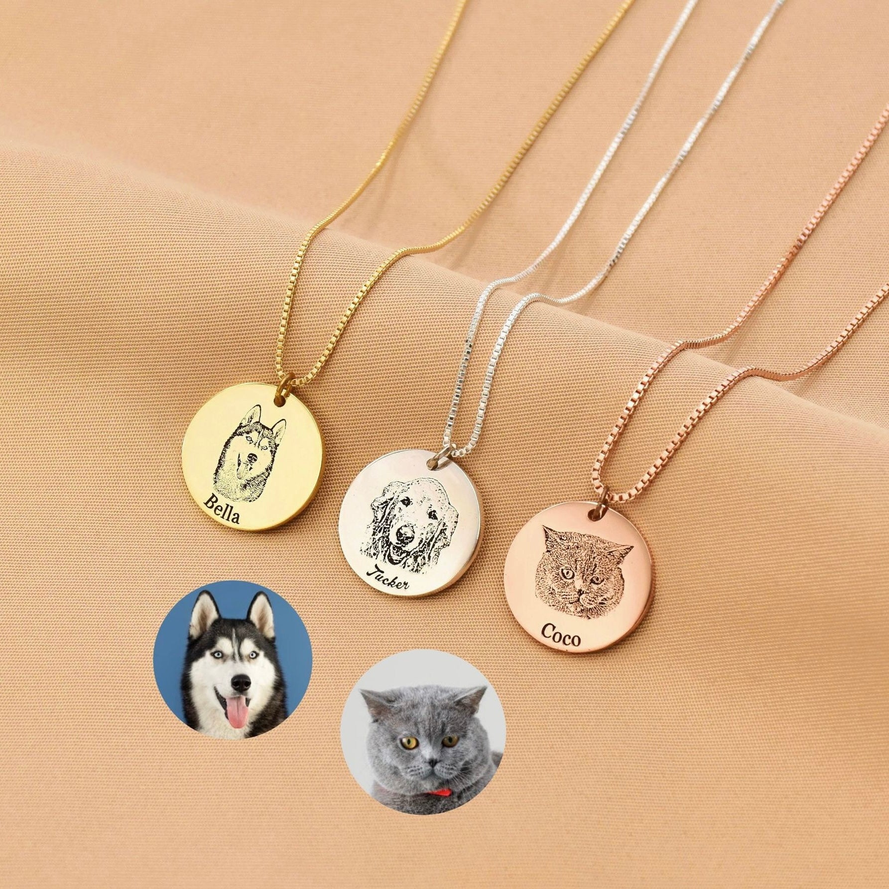 Personalized Pet Face Necklace