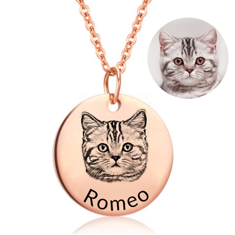 Personalized Pet Face Necklace