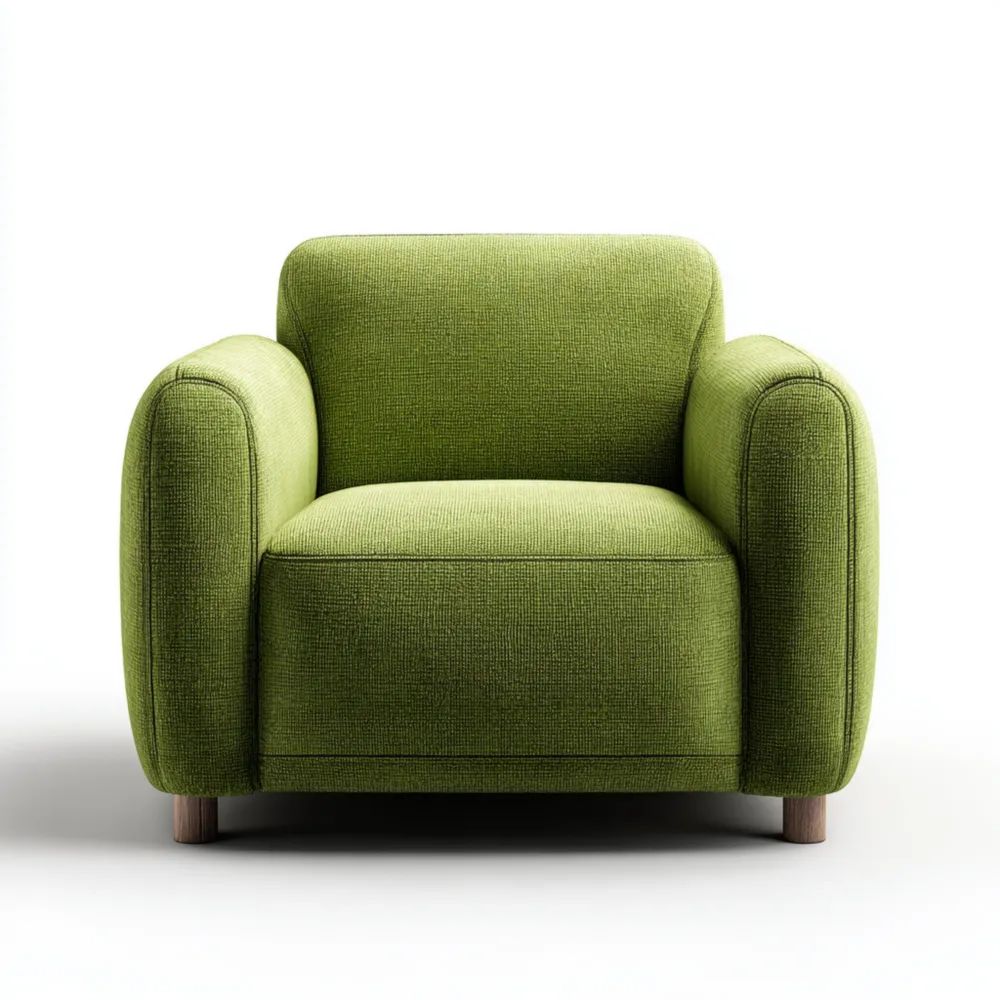 Sessel Stoff 85x80x75 cm – Grün – Modernes Design