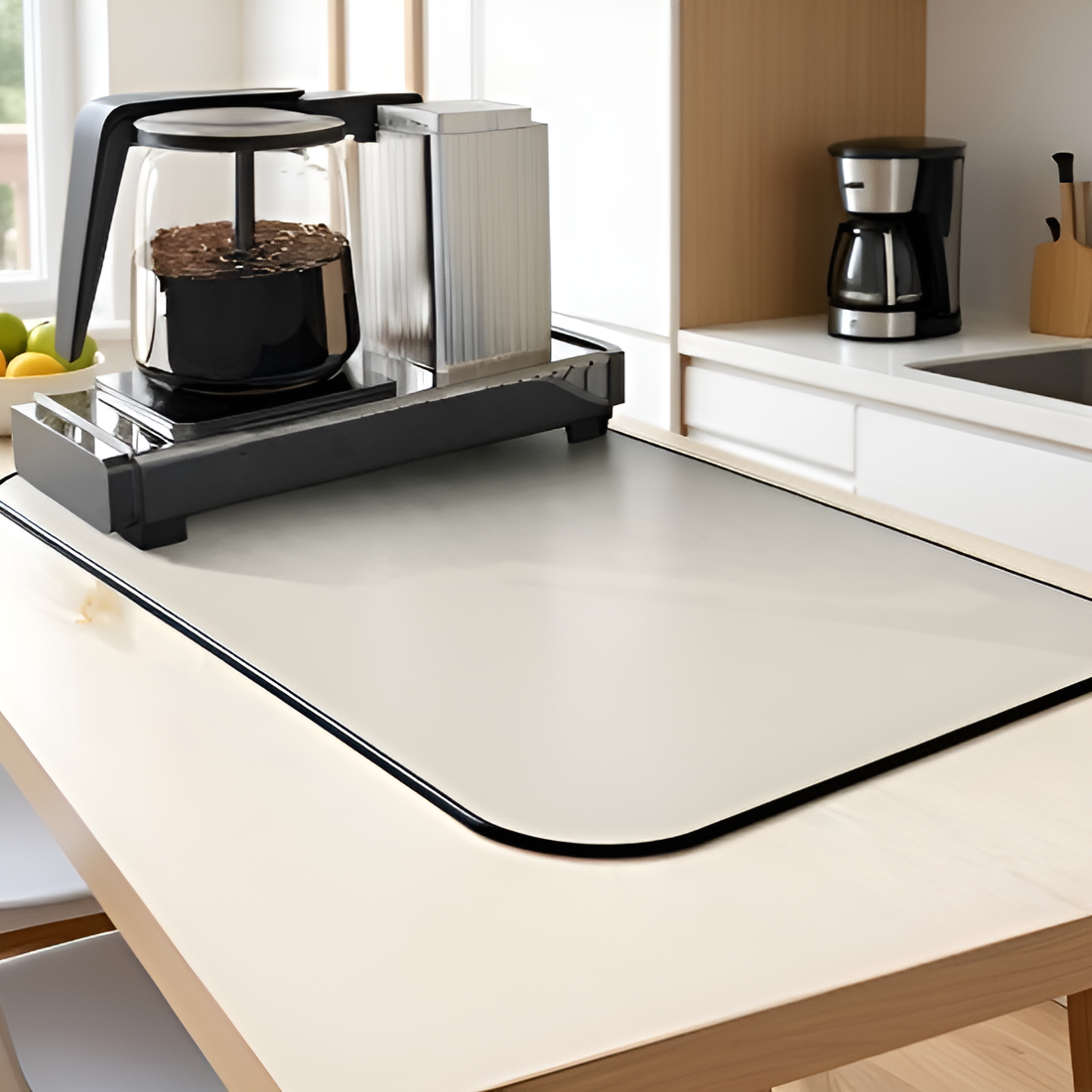 Könnyen tisztítható egyszínű lefolyószőnyeg konyhába