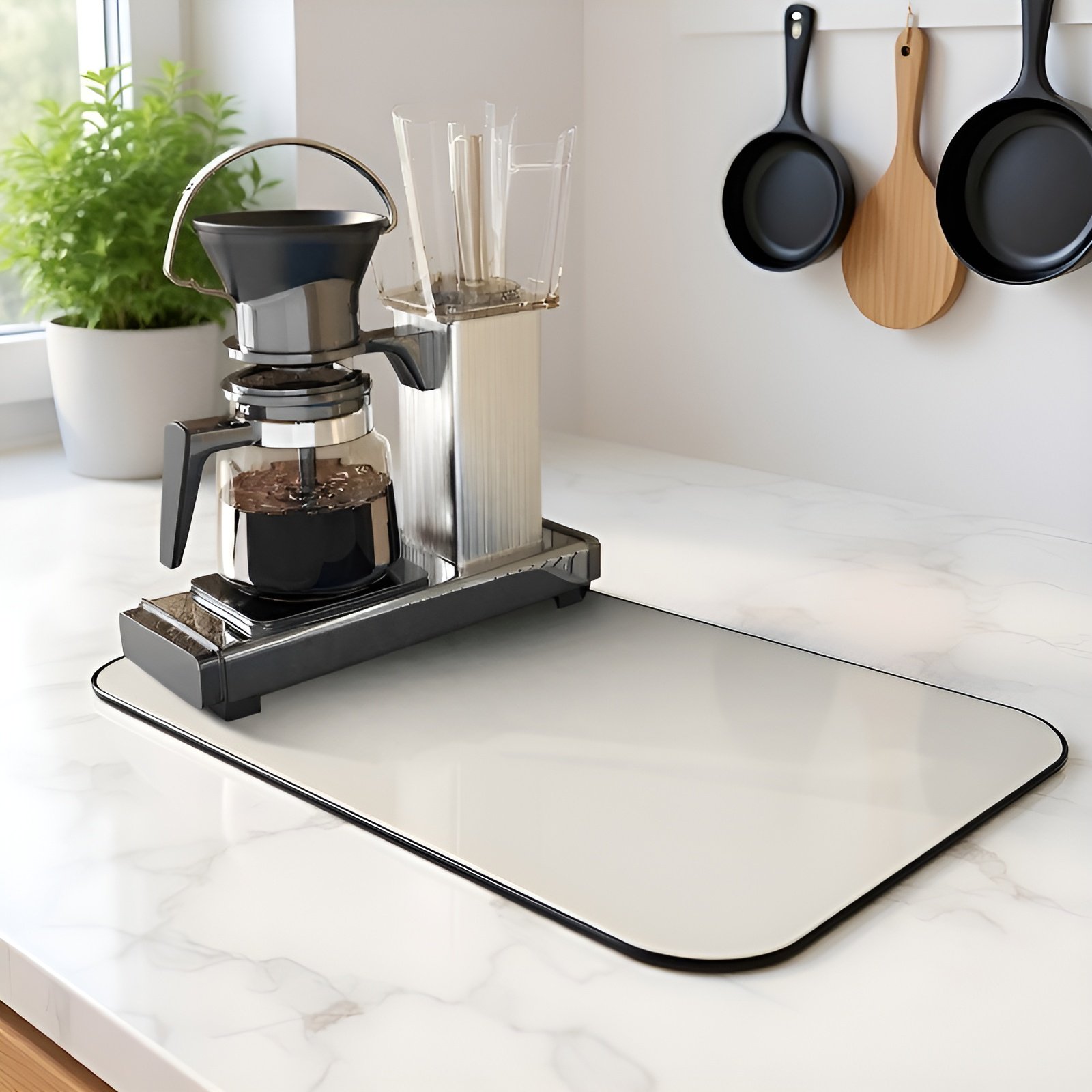 Praktikus egyszínű lefolyószőnyeg konyhai használatra