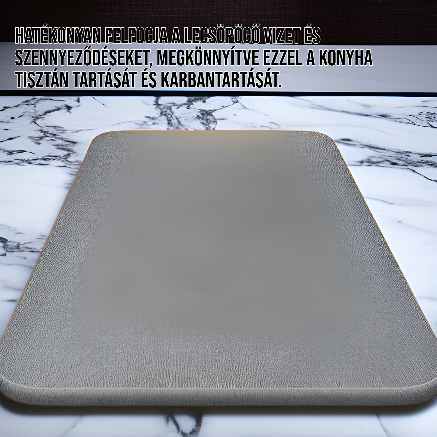 Vízálló és csúszásgátló konyhai szőnyeg modern dizájnnal