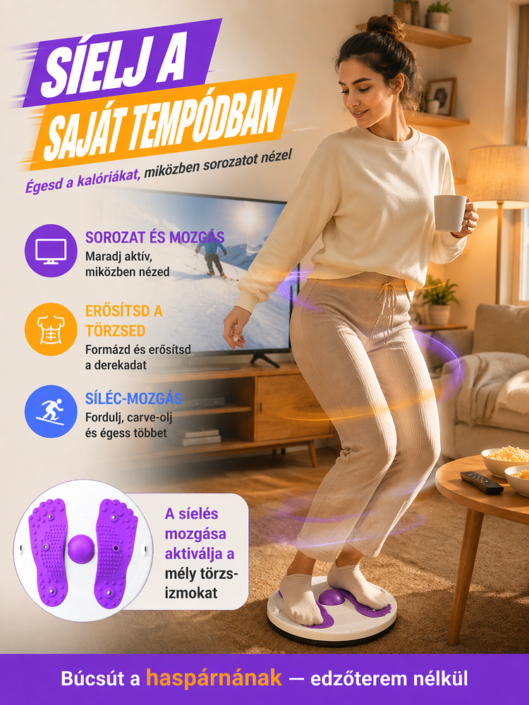 Alakformáló fitnesz testformáló csavarógép，15 perces twist = Búcsú az asztalhastól ，1 az ismételt vásárlásban