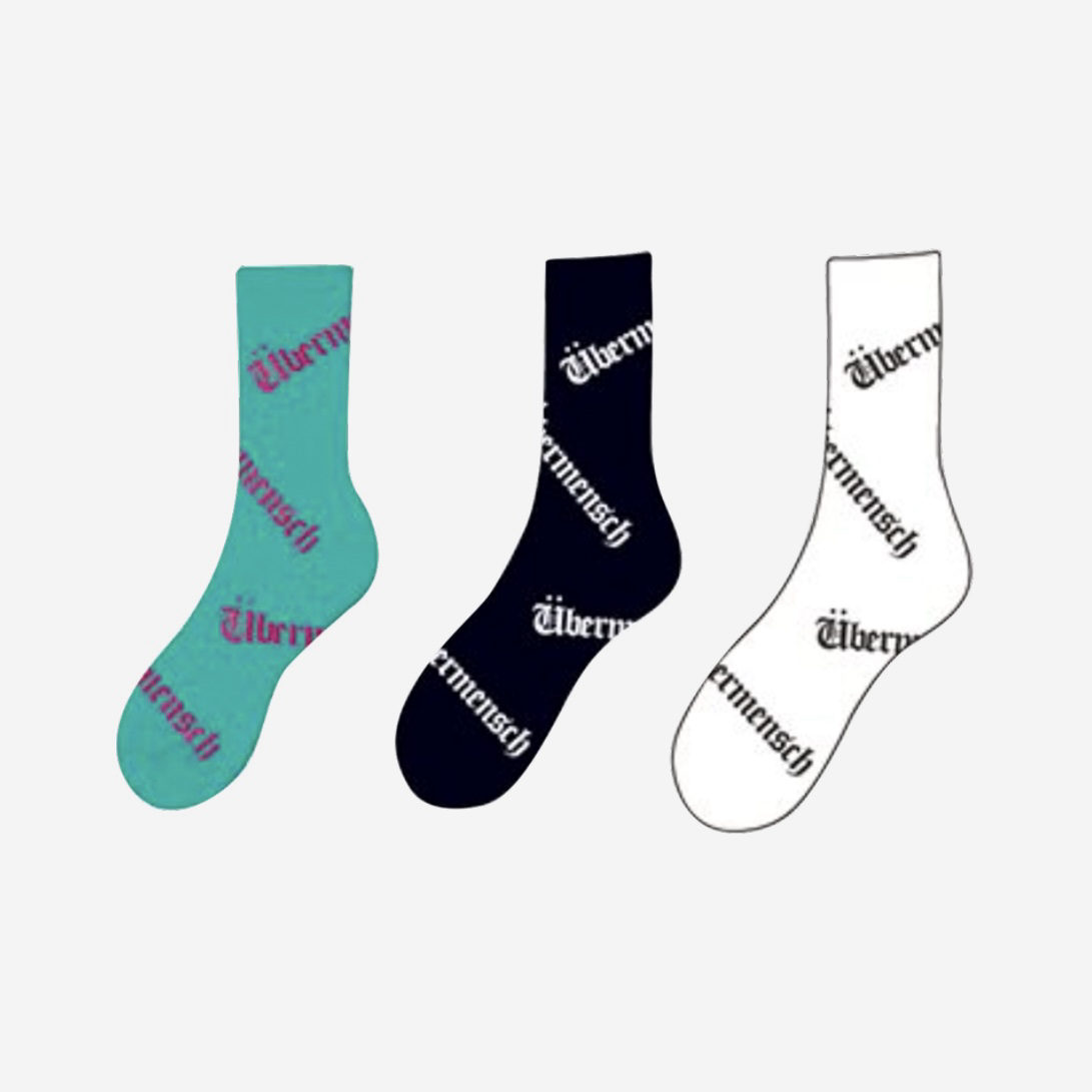 GD G-DRAGON Ubermensch Socks (Set of 3) 