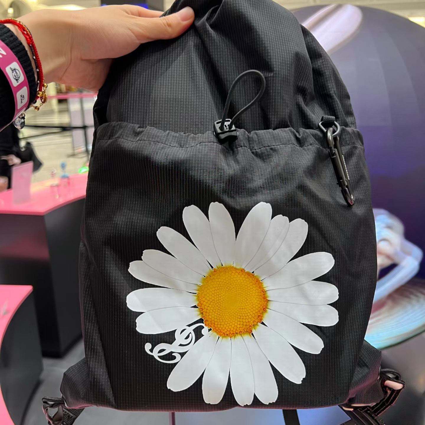 GD G-DRAGON Peaceminusone x 2025 MAMA Awards Gym Sack Black