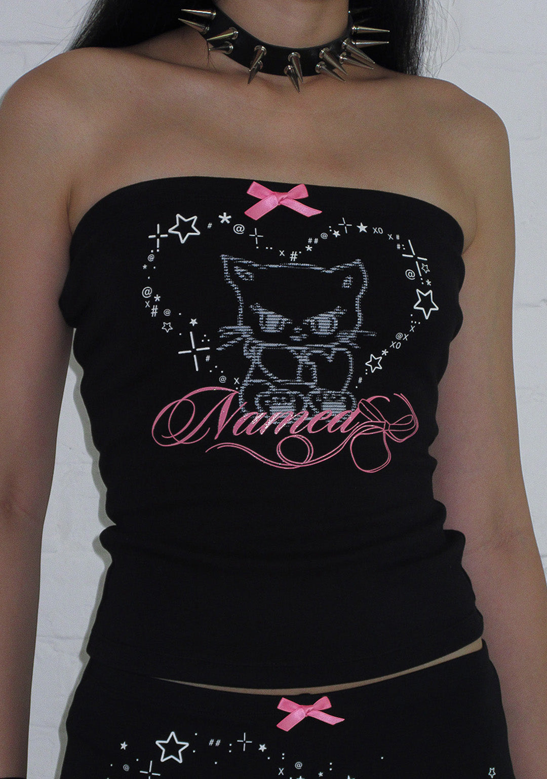 Luxeapperal™  KITTY TUBE TOP BLACK
