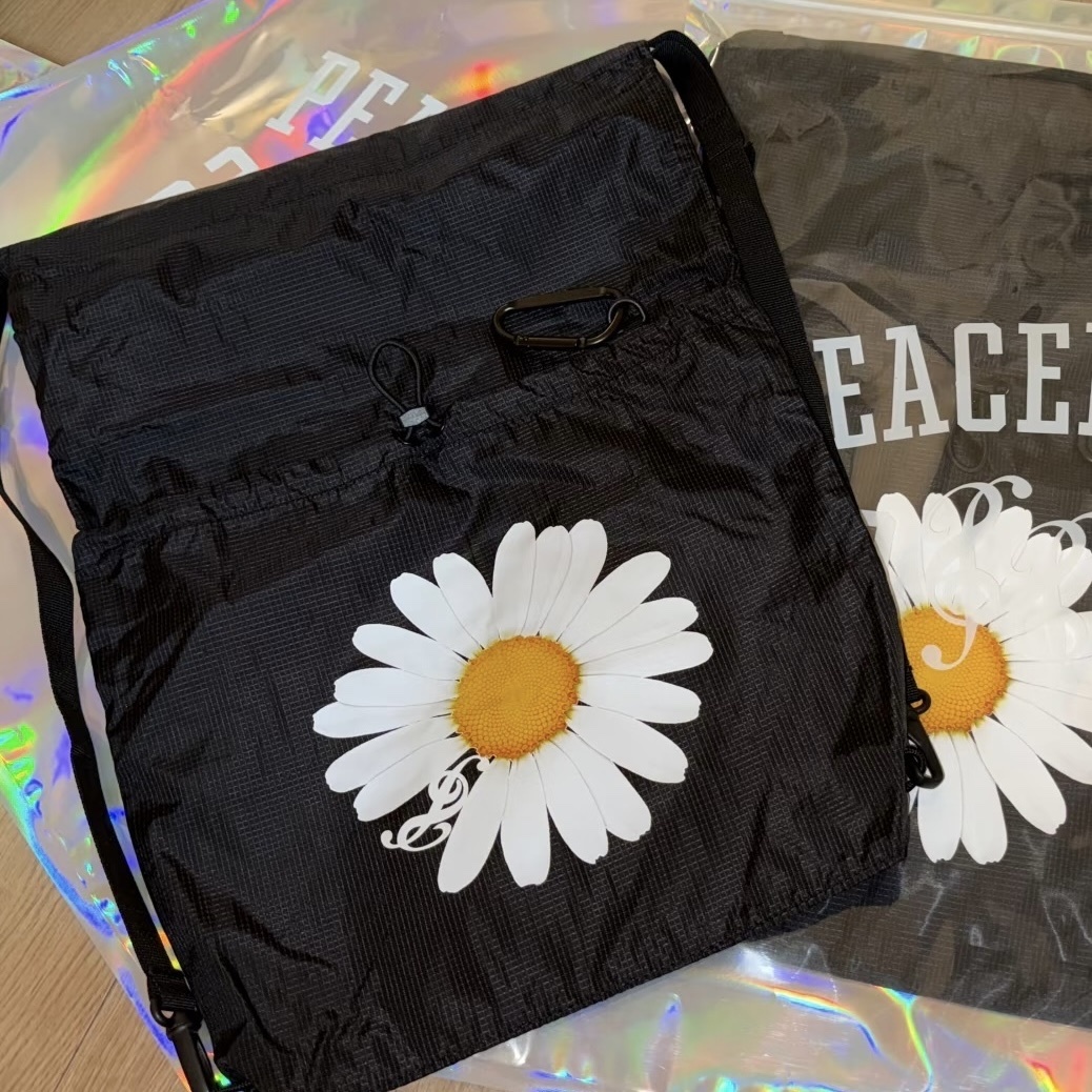 GD G-DRAGON Peaceminusone x 2025 MAMA Awards Gym Sack Black