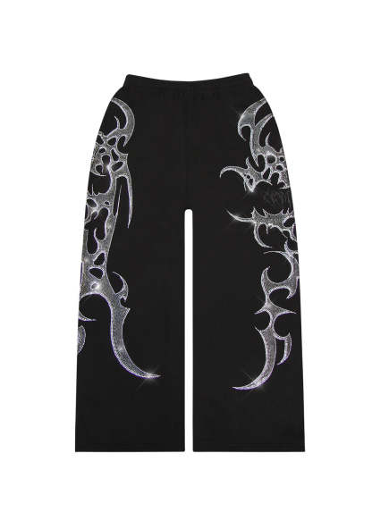 Luxeapperal™  OVERSIZED SWEATPANTS BLACK