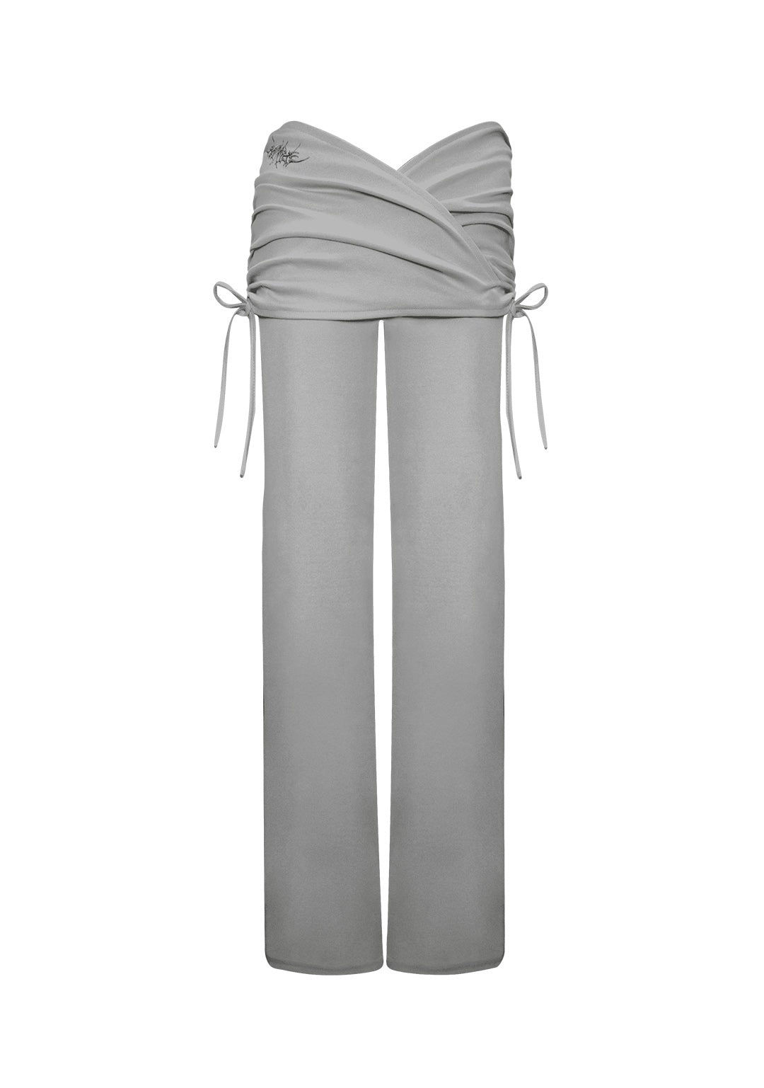 Luxeapperal™  TWO PIECE SKIRT TROUSER SET MIST GREY