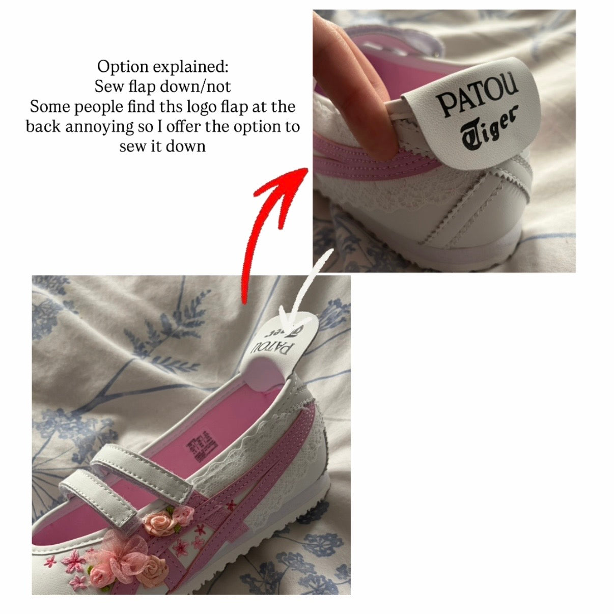  (Black) Embroidered Ballet Flats