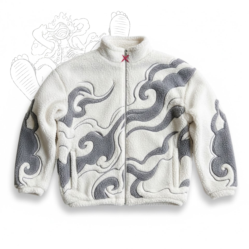 Luffy Gear 5 Sherpa Fleece Jacket