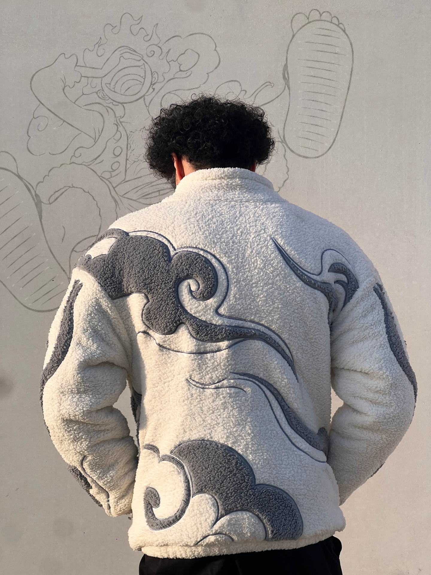 Luffy Gear 5 Sherpa Fleece Jacket
