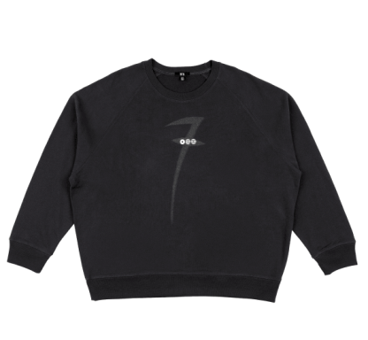 Long-Sleeve Sweatshirt (Black)