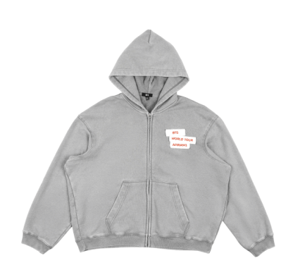 Zip-up Hoodie (Gray)