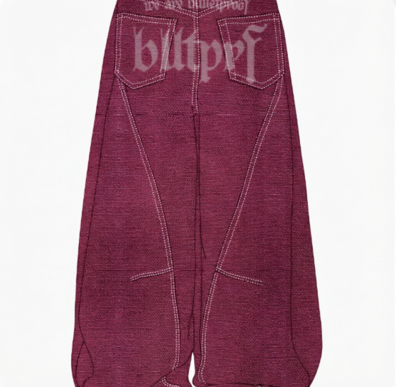 blltprf baggy jeans