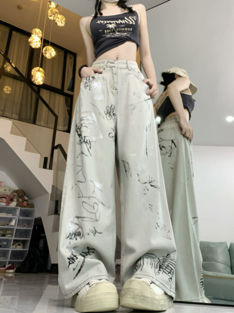 Off-White Doodles Design Jeans