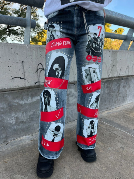 JEAN WIDE LEG BTS
