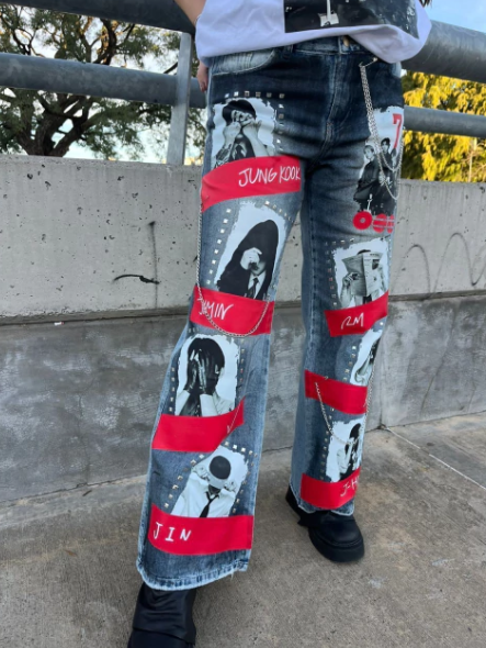 JEAN WIDE LEG BTS