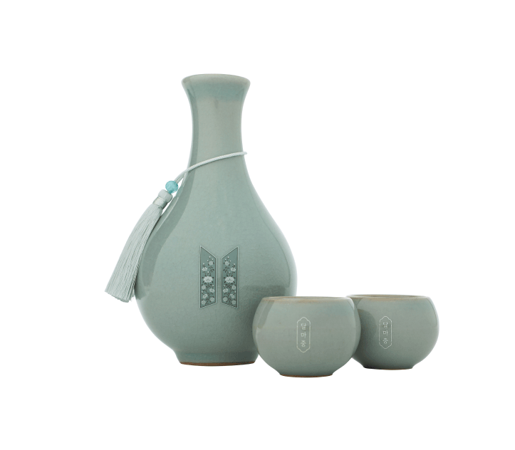 Gourd Bottle & Cup Set