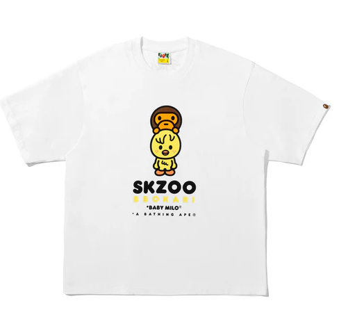 BAPE x Stray Kids Bbokari Baby Milo Tee