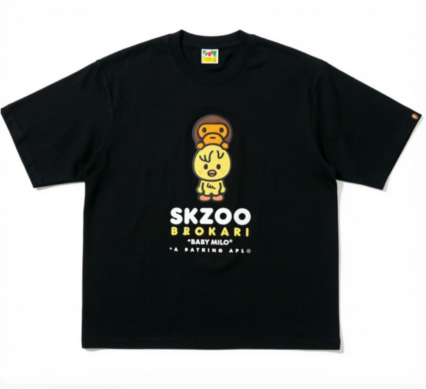 BAPE x Stray Kids Bbokari Baby Milo Tee