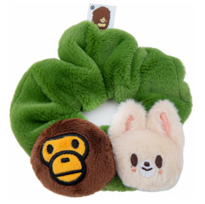 BAPE Baby Milo x Stray Kids Scrunchie