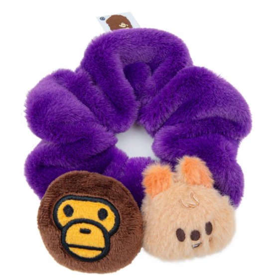 BAPE Baby Milo x Stray Kids Scrunchie