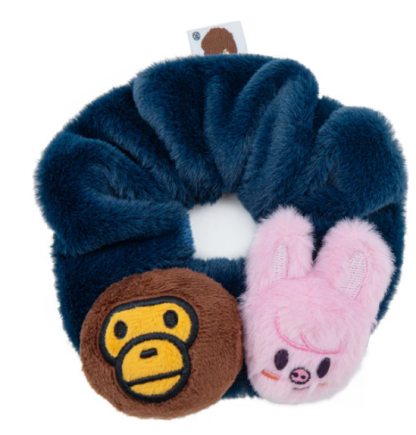BAPE Baby Milo x Stray Kids Scrunchie