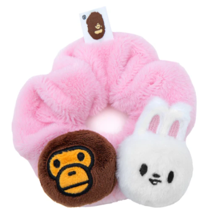 BAPE Baby Milo x Stray Kids Scrunchie