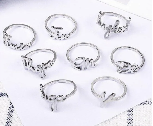 BTS Earrings Rings