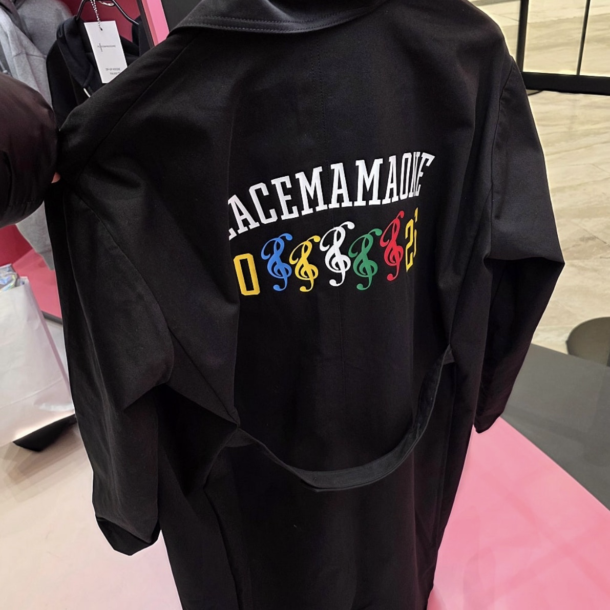 GD G-DRAGON Peaceminusone x 2025 MAMA Awards Coat Black 