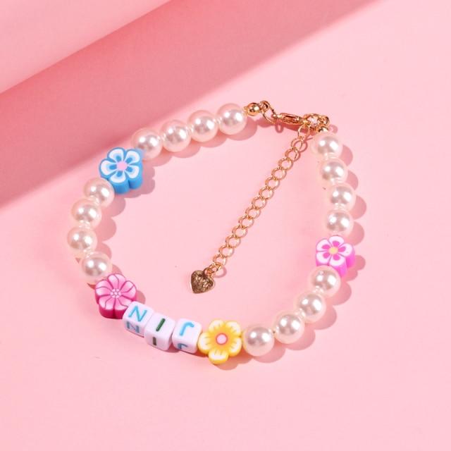 BTS Beaded Pearl Bracelet