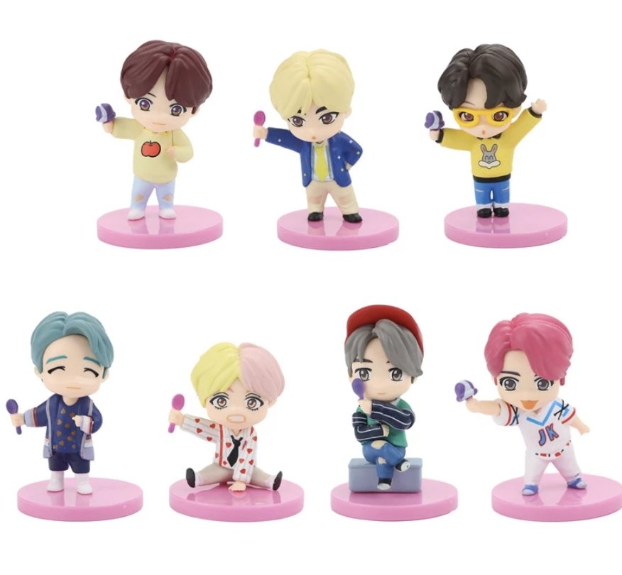 BTS TINY TAN Action Figures