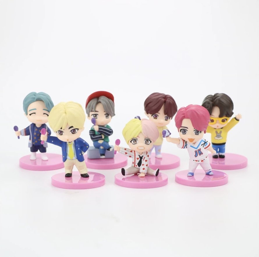 BTS TINY TAN Action Figures