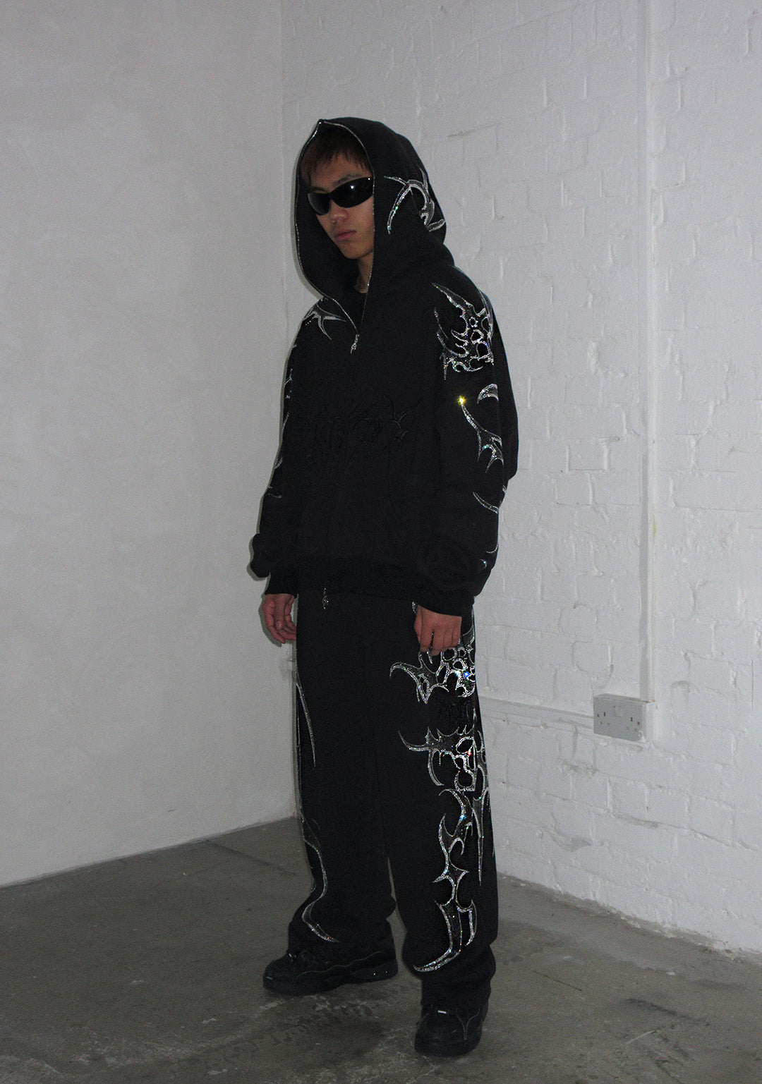 Luxeapperal™  OVERSIZED SWEATPANTS BLACK