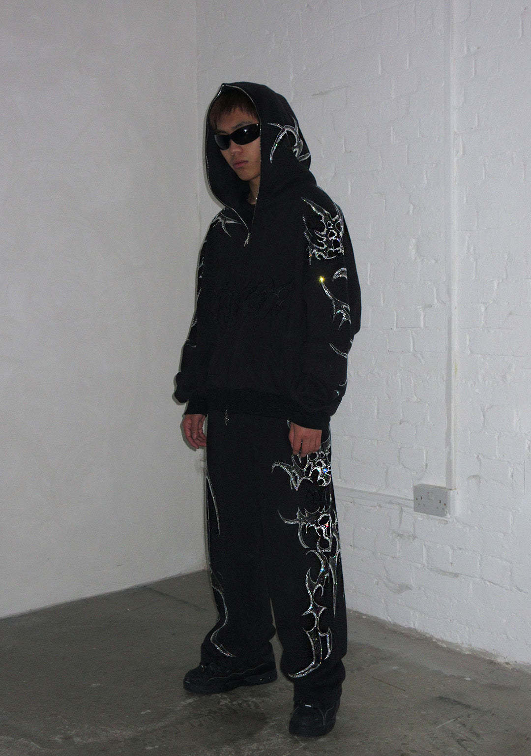 Luxeapperal™  OVERSIZED SWEATPANTS BLACK