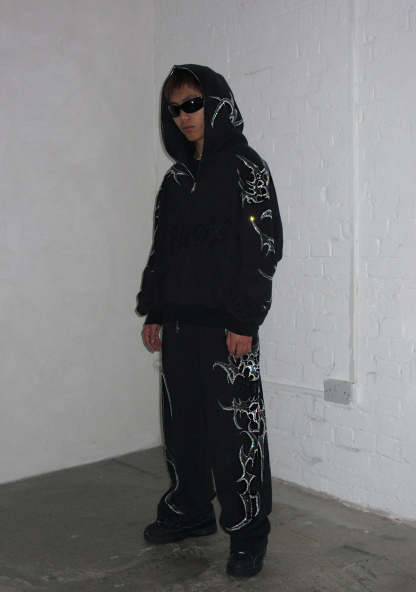 Luxeapperal™  OVERSIZED SWEATPANTS BLACK