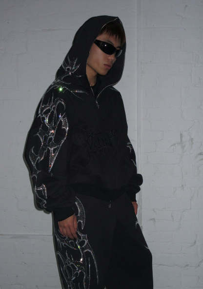 Luxeapperal™  OVERSIZED SWEATPANTS BLACK