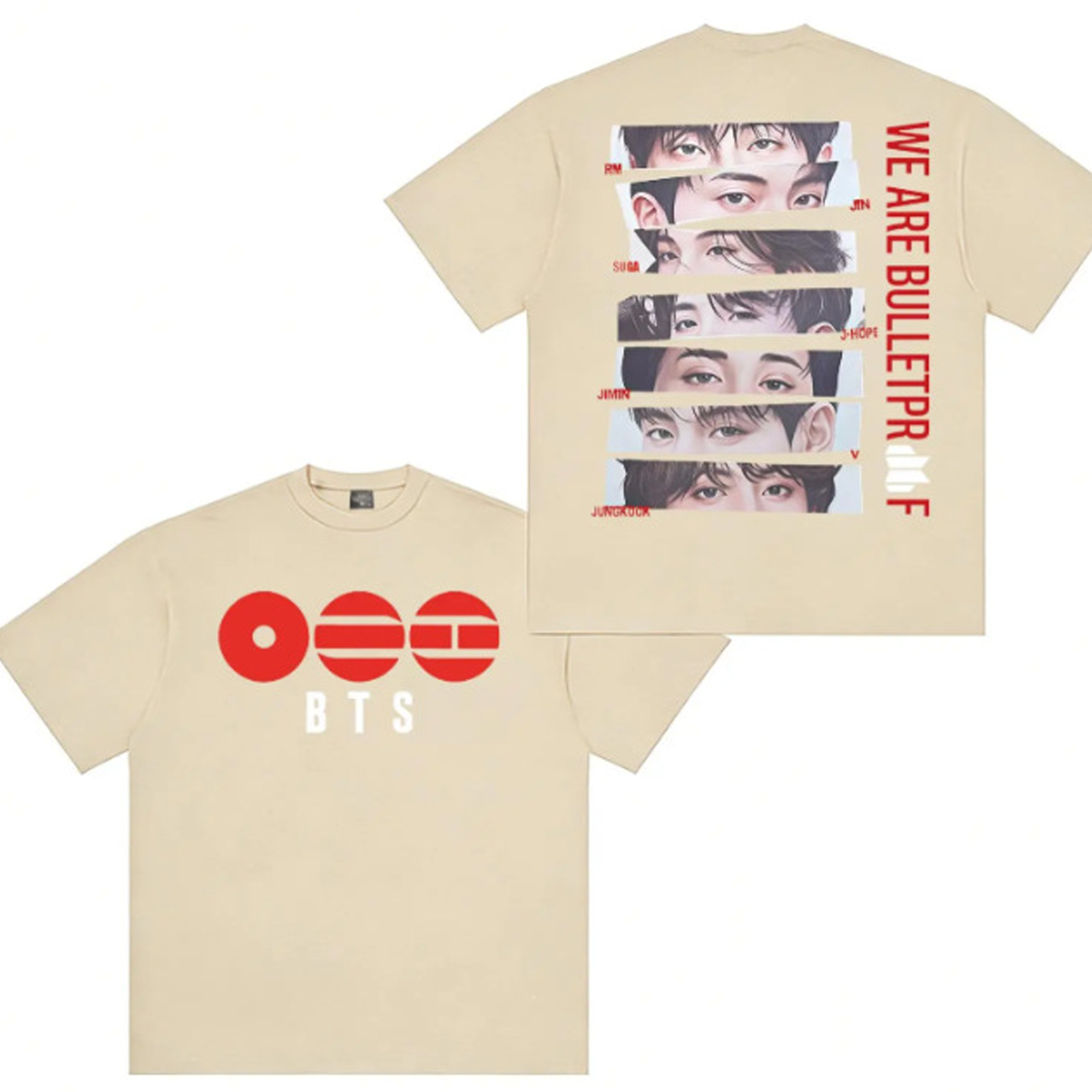 BTS World Tour [ARIRANG] Official Face Print T-Shirt