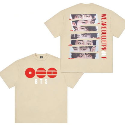 BTS World Tour [ARIRANG] Official Face Print T-Shirt