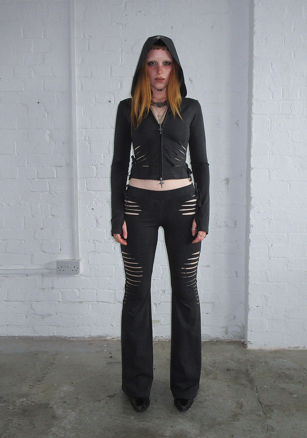 Luxeapperal™  SCULPT STRETCH PANTS CHARCOAL