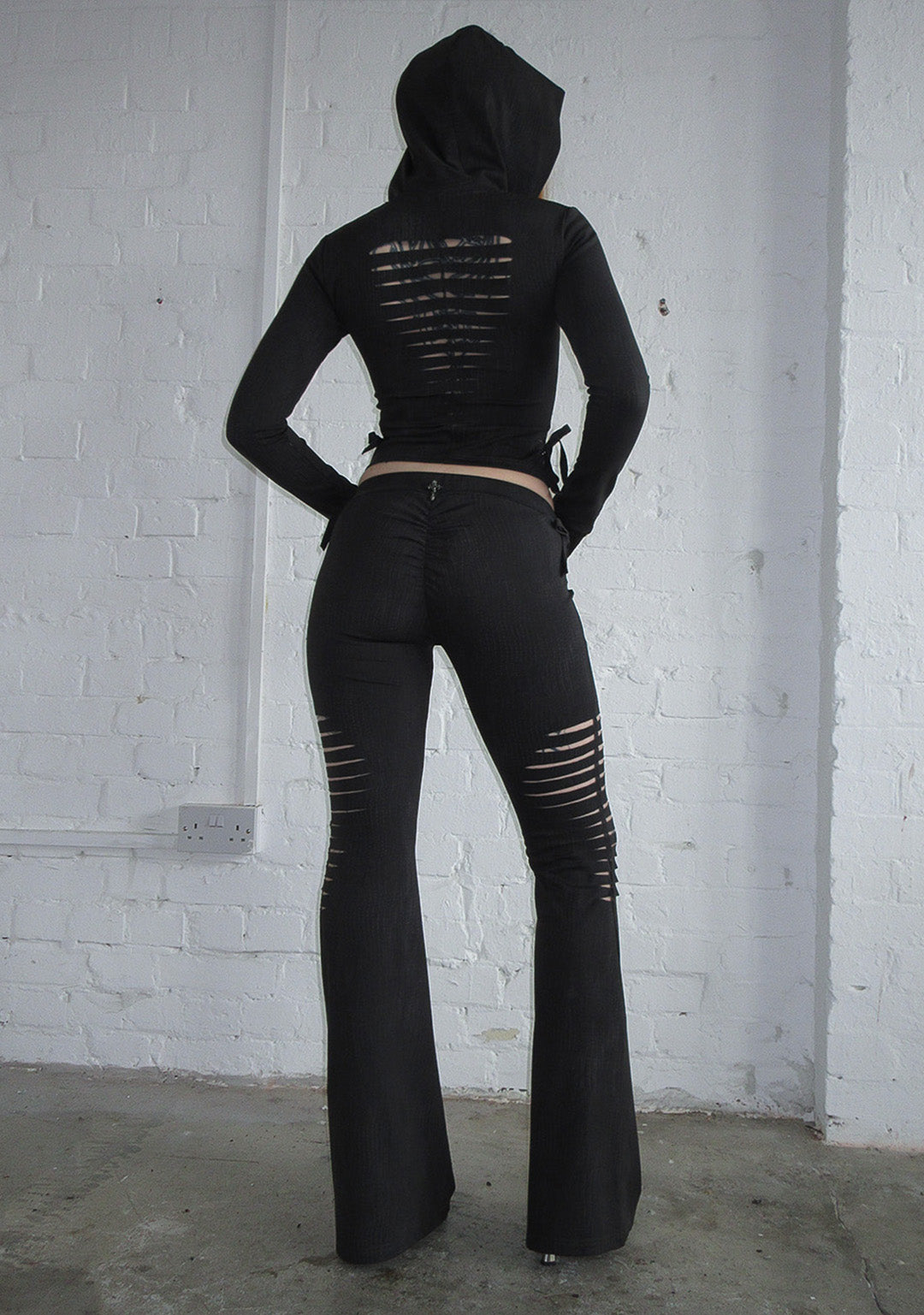 Luxeapperal™  SCULPT STRETCH PANTS CHARCOAL