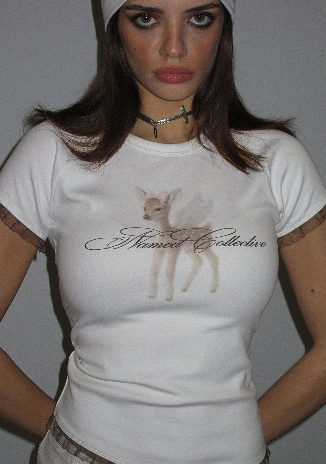 Luxeapperal™  BABY TEE WHITE