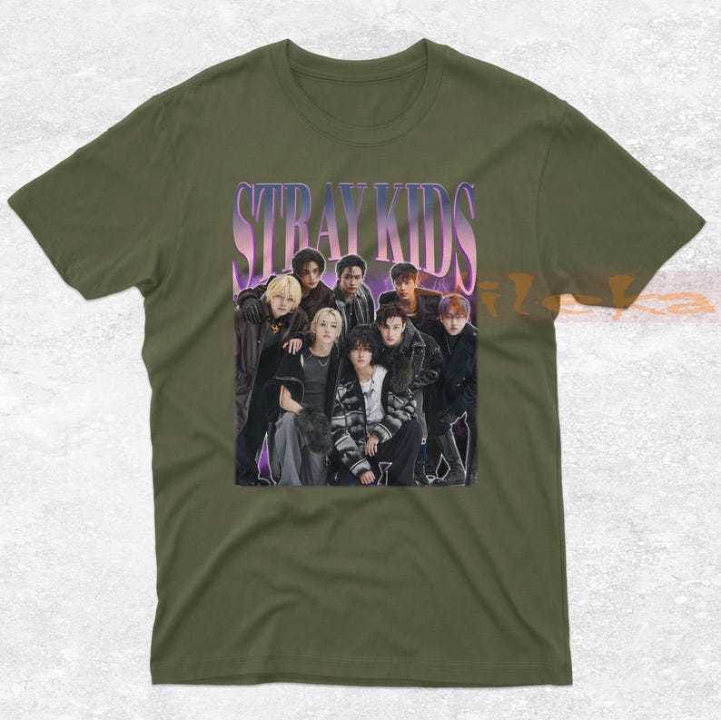Stray Kids Retro Shirt, Stray Kids Vintage Shirt, Stray Kids Tshirt, Stray Kids Tees, Stray Kids Sweater, Stray Kids Merch, Kpop Idol Gift