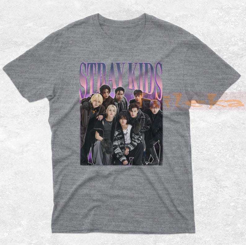Stray Kids Retro Shirt, Stray Kids Vintage Shirt, Stray Kids Tshirt, Stray Kids Tees, Stray Kids Sweater, Stray Kids Merch, Kpop Idol Gift