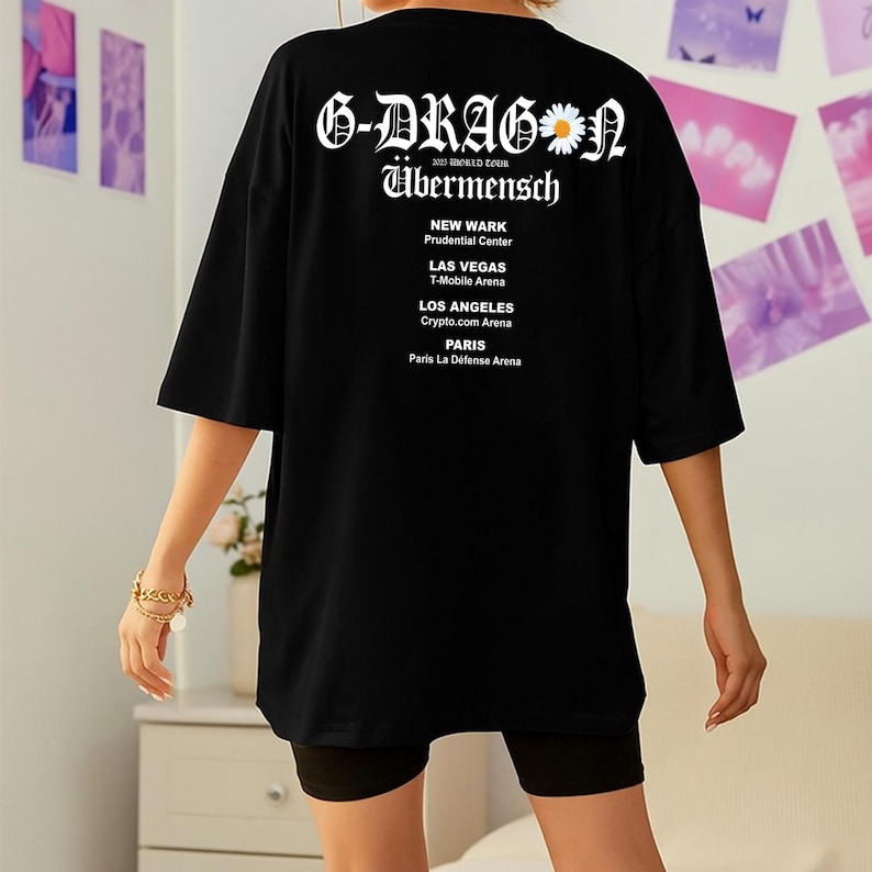 Ubermensch Gdragon World Tour 2025 in US Sweatshirt, Gdragon Drama Shirt, Gdragon Too Bad Shirt, POWER Shirt, GD Kpop Tee, Big Bang Kpop Tee