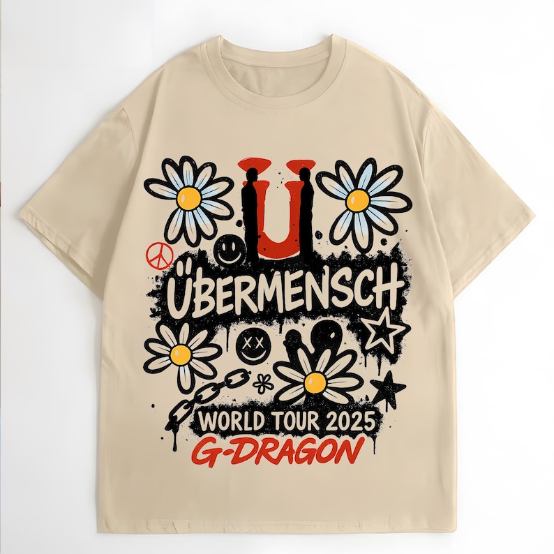 Gdragon Ubermensch World Tour in US T-Shirt, Ubermensch World Tour 2025 Sweatshirt, G-Dragon World Tour 2025 Shirt, G-Dragon Too Bad T-shirt