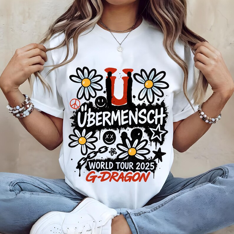 Gdragon Ubermensch World Tour in US T-Shirt, Ubermensch World Tour 2025 Sweatshirt, G-Dragon World Tour 2025 Shirt, G-Dragon Too Bad T-shirt