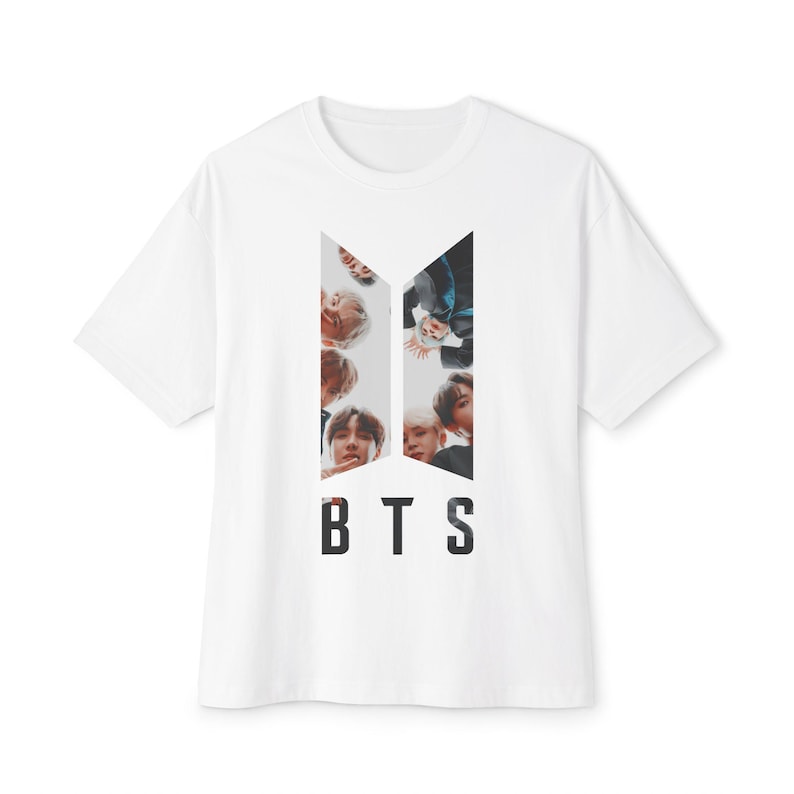 BTS Oversized T Shirt - Korean Pop Music Tee, ARMY Fan Gift, Kpop Graphic T Shirt, Oversized Kpop Shirt, Concert Outfit, Kpop Lover Gift